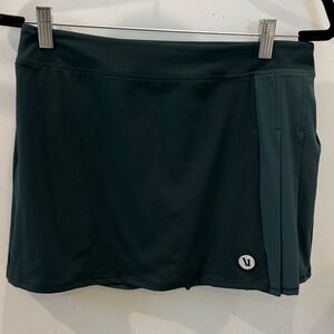 Vuori Dark Green Athletic Skort